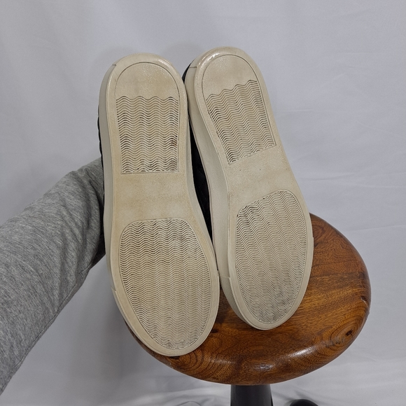 Steve Madden Black ECENTRCQ Leather Loafers - Picture 4 of 6